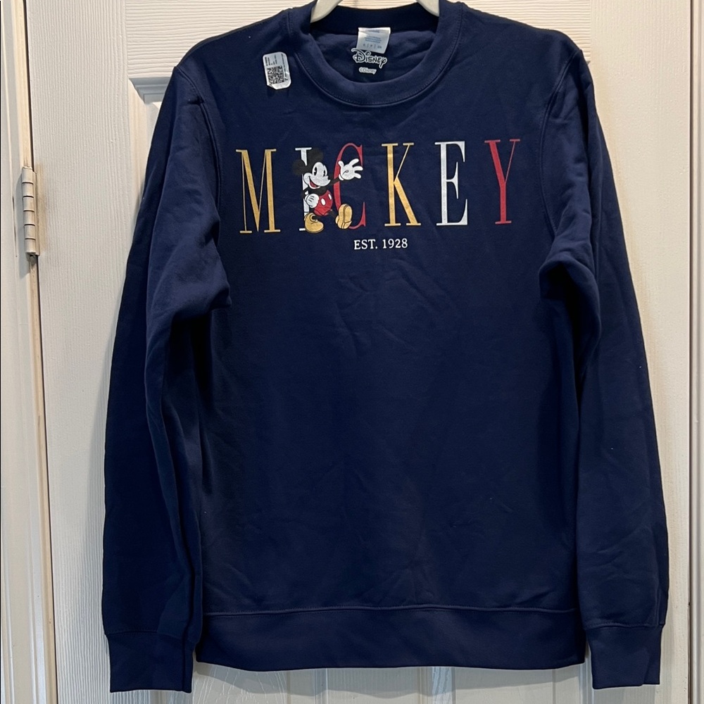 Disney Mickey Mouse Navy Crewneck Sweater